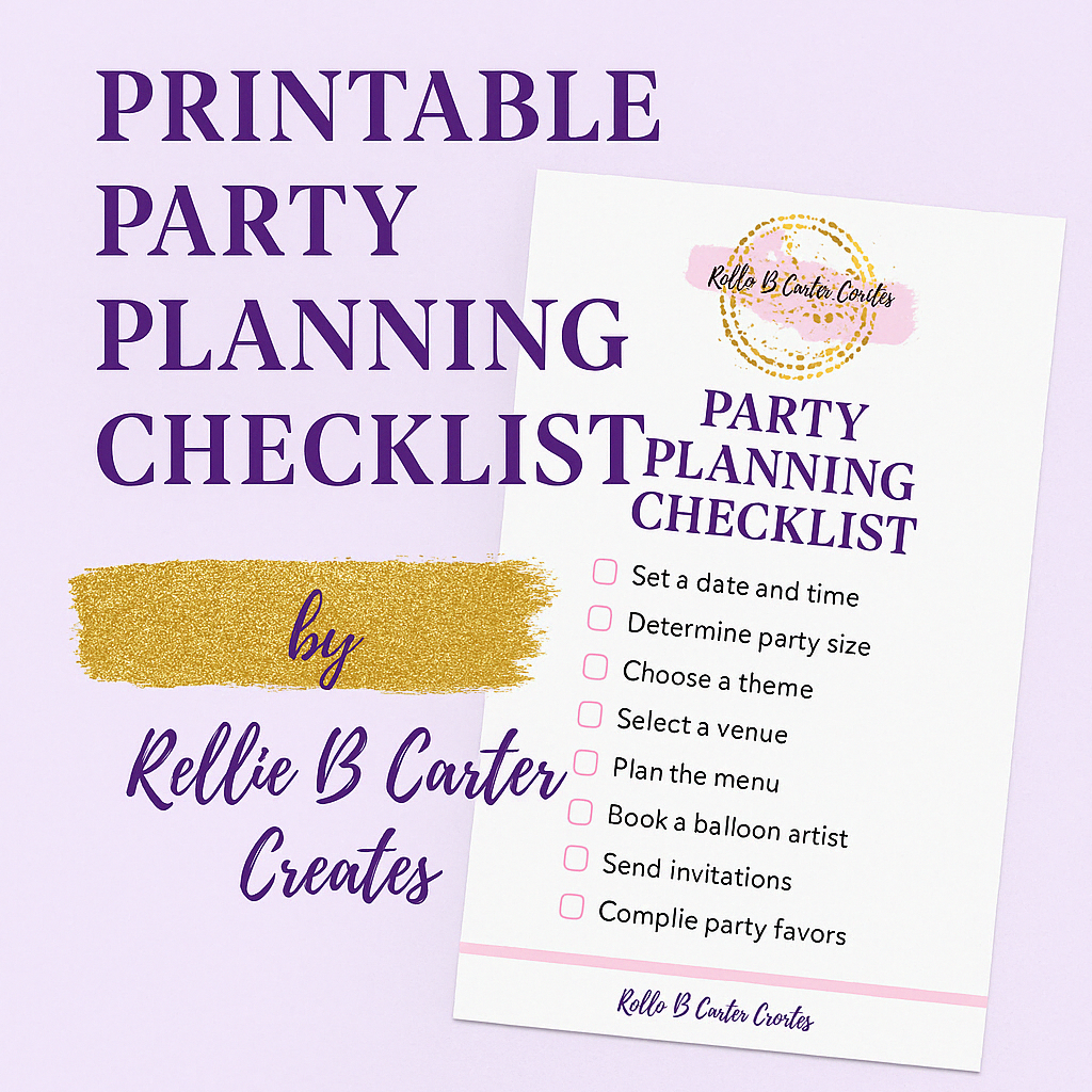 Party Planning Printable