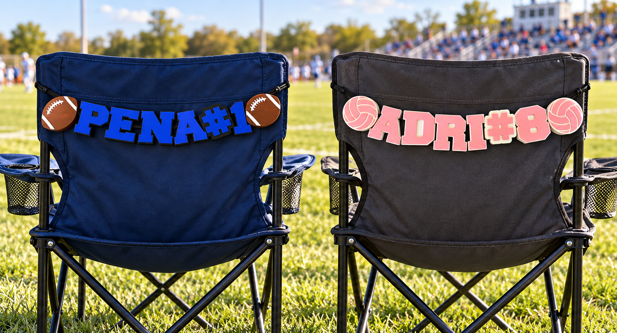 Custom 3D Game Day Chair Charms