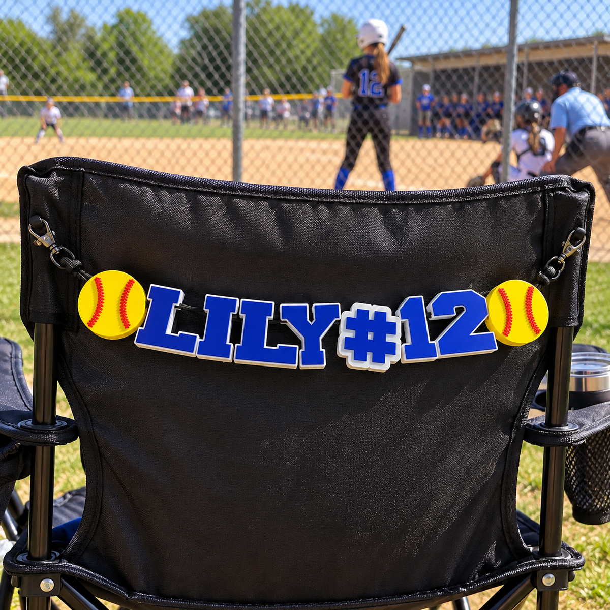 Custom 3D Game Day Chair Charms