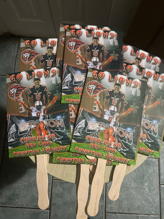 Custom Hand held fan