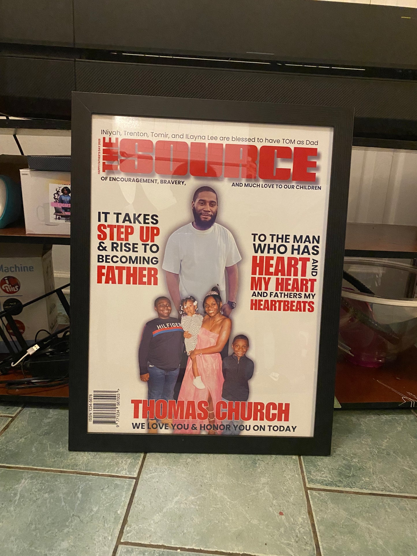 Magazine Framed Photo