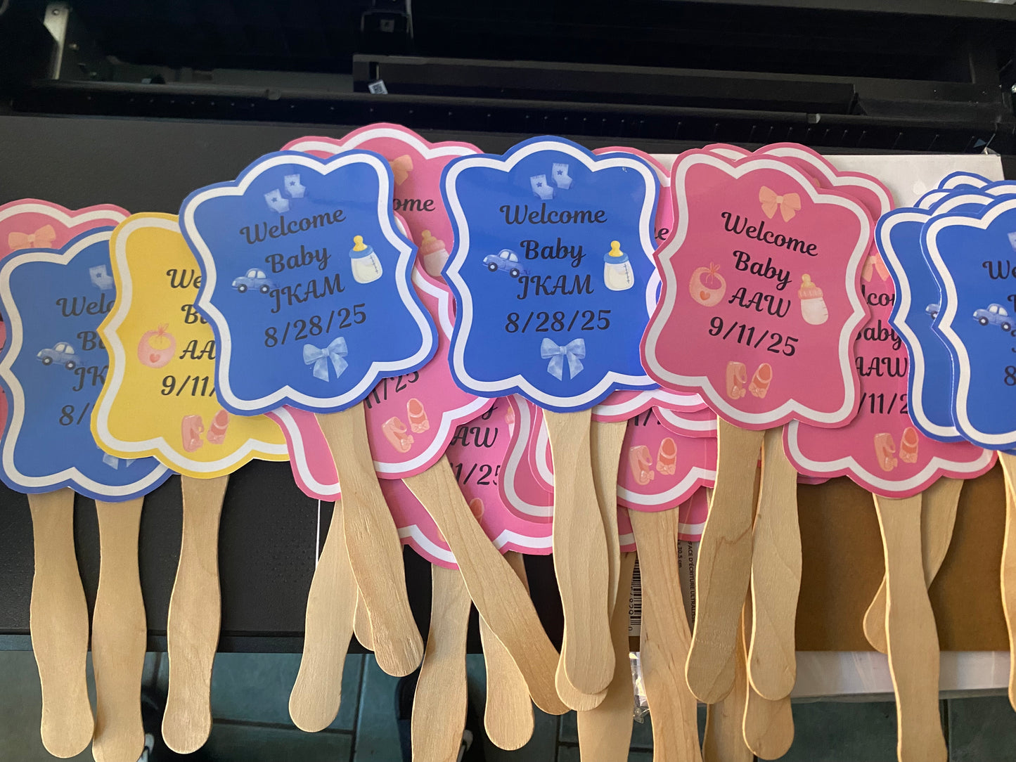 Custom Hand held fan