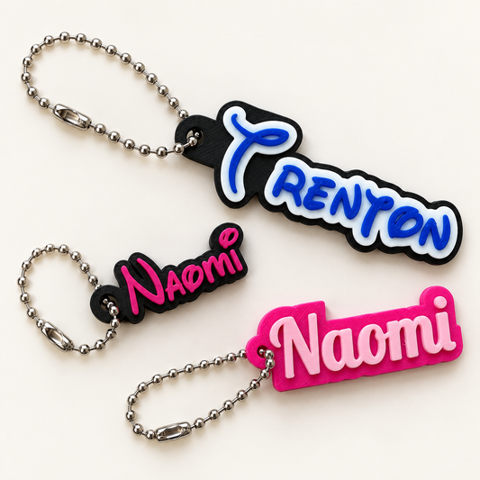 Custom Name Keychain